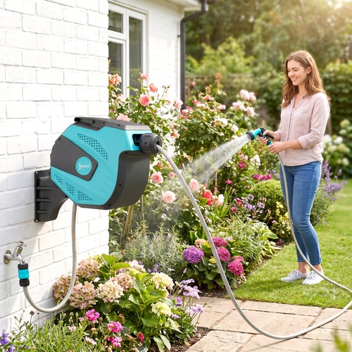 Water hose reel compact - water, garden