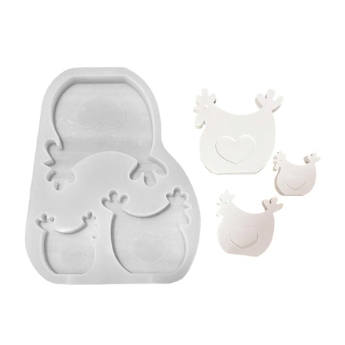 Chicken silicone mould hen - mould,