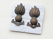 Royal Artillery (RA) Officer's Bronze Collar Badges