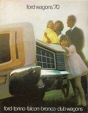 Ford Wagons 1970 Canadian Brochure Falcon Torino Fairlane Custom Galaxie LTD