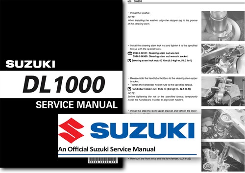 Suzuki dl1000 strom - dl1000, workshop