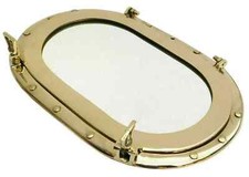 Maritime Large Brass Porthole