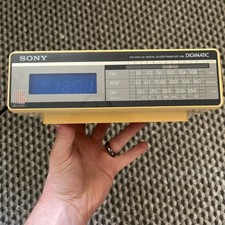 Sony ICF-C6L Digimatic FM/MW/LW 3 Band Digital  Vintage Clock Radio