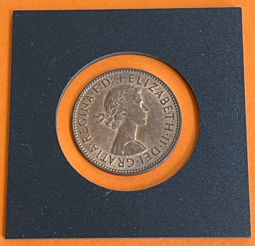 Queen elizabeth half penny - elizabeth,
