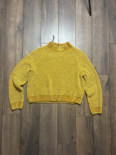 Cropped knit jumper size - knit,