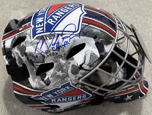 Mike richter signed nyr - nyr, full