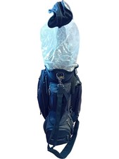 POWAKADDY Canvas Golf Cart Bag with Dual Strap Stand 12-Way Dividers TMK
