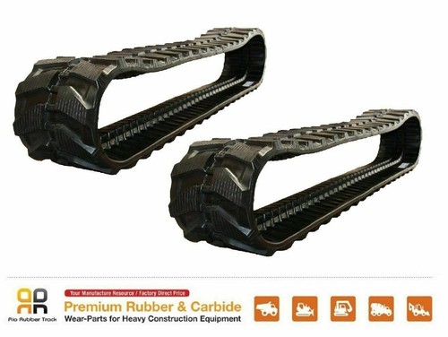 2pcs rubber track - rubber, 300x53x80