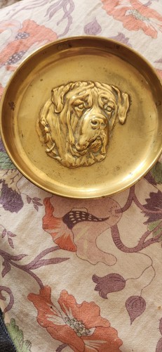 Vintage brass dogue - brass,