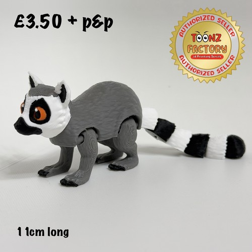 Mini ring tailed lemur fidget - mini,