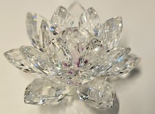 Large Swarovski Crystal Lotus