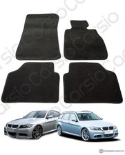 for BMW 3 Series E90 E91 2005-2012 Tailored Carpet Car Floor Mats Black 4pc Set