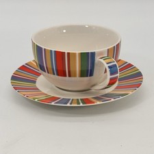 Great Shakes Cappuccino A Go Go Ceramic 2piece Set Cup & Saucer New