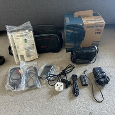 GRUNDIG LC885HE ANALOGUE CAMCORDER (Hi8 8mm Video 8 Playback SP/LP ) With Extras