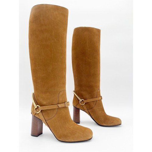 Gucci tess camel tan nubuck - camel,