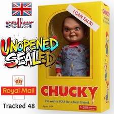 Childs Play Chucky Born To Be Gifted Good Guy Talking Doll 15" Mezco New WithBox