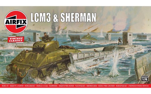 Airfix a03301v lcm3 sherman - a03301v,