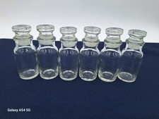 Vintage Clear Glass Apothecary