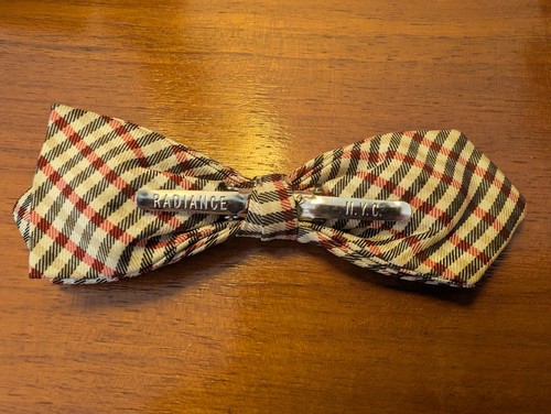 1940s clip bow tie - bow,