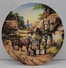 Wedgewood Collectors 'Buying the Bread" Plate Fine Bone China with COA