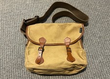 Barbour Liddesdale canvas & leather small game fishers bag