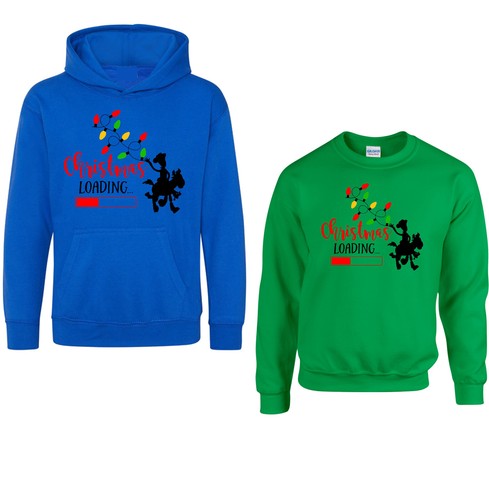 Christmas loading hoodie - loading,