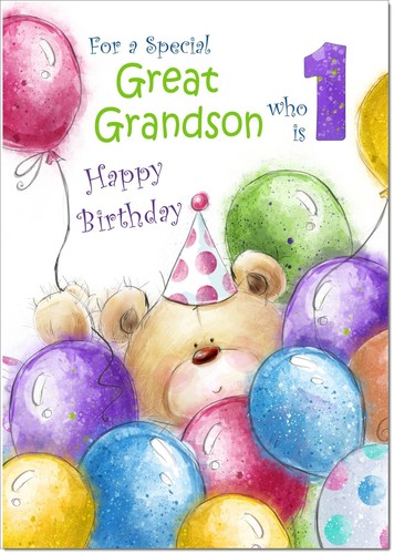 Doodlecards great grandson 1st - great,
