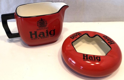 Vintage small red ceramic haig - vintage,