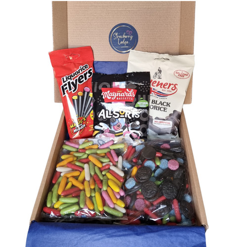 Liquorice sweets selection - liquorice,