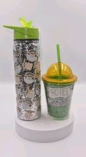 Baby Yoda Grogu Water Bottle & Travel Cup Bundle X2 Star Wars Mandalorian Disney