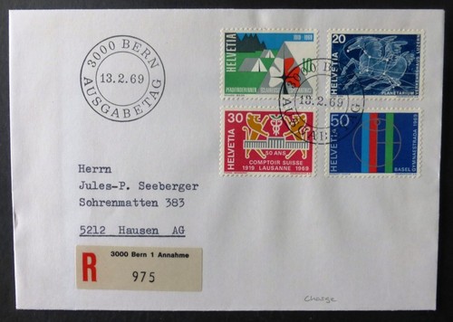 1969 switzerland posted - switzerland,