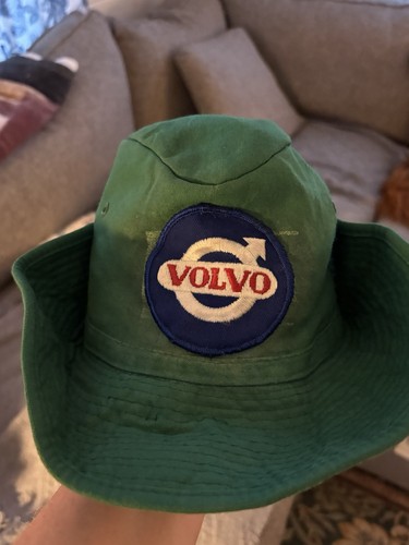 Vintage bucket hat with - with, volvo