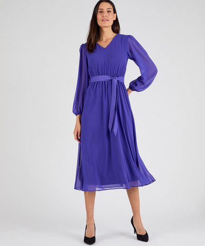 Royal purple flowy flattering - royal,