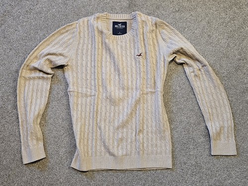 Hollister men beige cable - hollister,