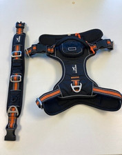 Dog Vest Dog Harness Nylon with 1 grab handle. Size Med with FOC collar  £17