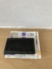 Timberland Small Brown Leather  Magnetic Money holder Wallet.New unused