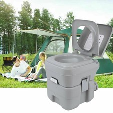 20L Camping Flush Motorhome Portable Travel WC Removable Toilet Outdoor Leisure