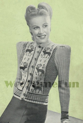 Knitting pattern lady - knitting, lady's