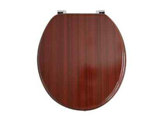 BRAND  NEW  QUALITY WOODEN TOILET SEAT MAHOGANY