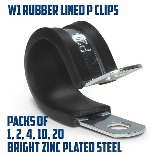 Clips rubber lined - p,