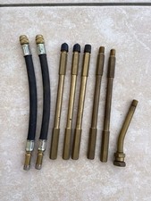 HGV Tyre Valve Extension Rods - Copper And Rubber Flexi 8 Items