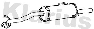Klarius su106x rear exhaust - su106x,