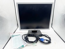 ACER AL1916 LCD COMPUTER MONITOR 19 INCH SCREEN VGA CABLE POWER LEAD INCLUDED
