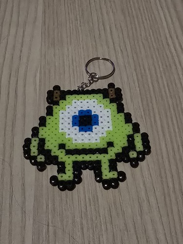 Mike wazowski handmade - mike, keyring