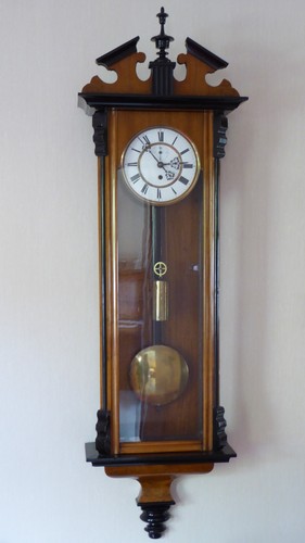 Vienna wall clock c1875 - vienna,