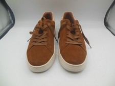 GANT Mens Casual Shoes "Joree" Size 44 Cow Suede & Leather Cognac "Worn Once"