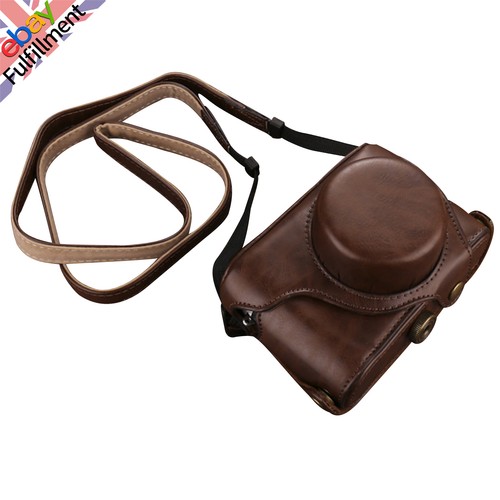 Leather camera case bag - pu,