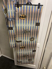 VANTONA Vintage Batman & Joker Curtain Set /fabric - Mixed stripe Colours