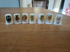 Job Lot 7 Thimbles Bone China