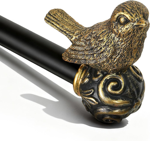 Brass bird curtain - curtain, for